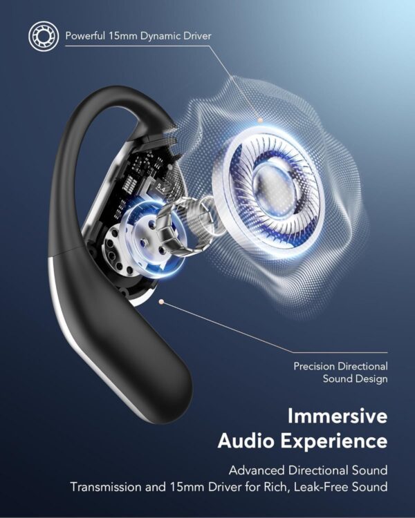 3-in-1 AI Real-Time Translator Earbuds 144 Languages/Accents Eng-ESP - Wireless Open Ear Bluetooth with Charging Case, iOS Android Compatible Audifonos Traductores - Image 8