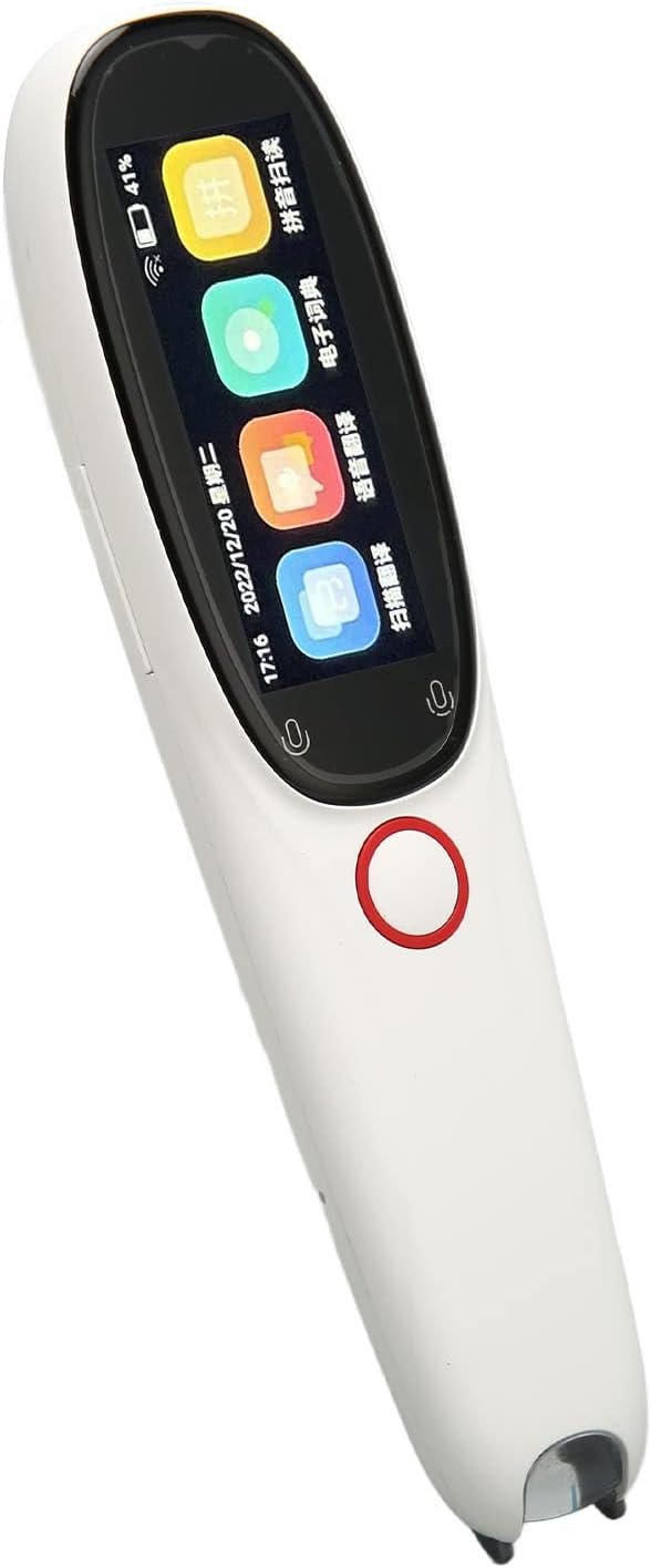Lápiz traductor de escaneo, 142 Idiomas en línea, Lector de escaneo con Pantalla táctil de 3,7 Pulgadas BY04