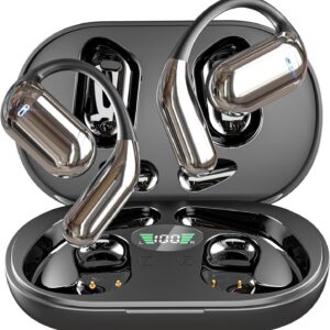 Cuffie Bluetooth Auricolari Bluetooth 5.4, Sport Cuffiette Wireless, Cuffie Open Ear 48 Ore di Riproduzione, Cuffie Senza Filo HiFi Stereo IP7 Impermeabili, Auricolare Bluetooth per iOS & Android